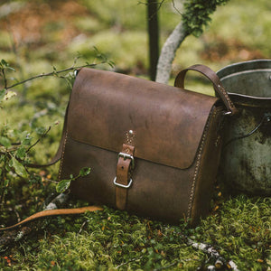 THE COMPANION SATCHEL – VINTAGE BROWN